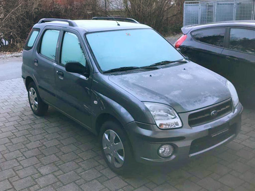 SUBARU Justy 1,3 AWD Kleinwagen 2008 Benziner manuell 183000km 78000km 93PS 1328ccm 1080kg 1SC653 6,9L